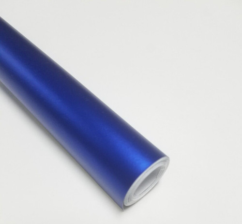 Matte satin dark blue vinyl - blue,