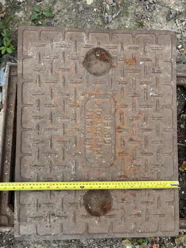 Manhole cover and - and, frame