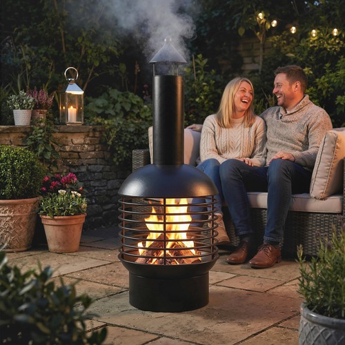Chimney fire pit - chimney, portable