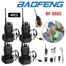 4 x Baofeng Walkie Talkies