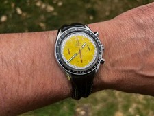 OMEGA Speedmaster 3810.12.40 Michael Schumacher with Yellow Dial