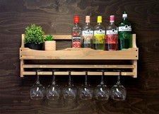 Wine Rack Gin Shelf Home Bar -