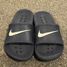 Nike Kawa Unisex Ch size 12 Uk Slides Blue Open Toe Slip-On Sports Sandals