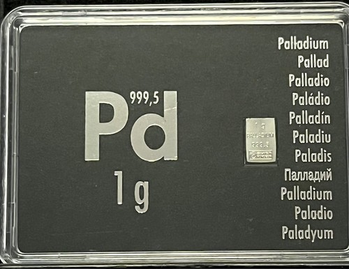 Esg valcambi palladium - esg, 1g