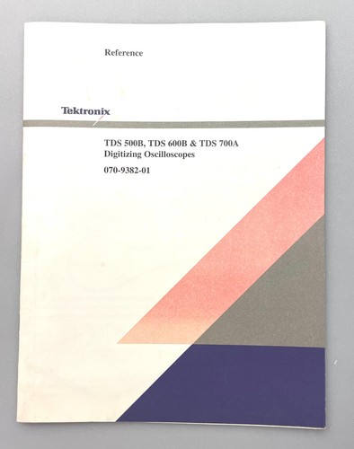 Tektronix 070 9382 tds500b - 070-9382-01,