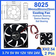 8025 80mm Brushless Cooling