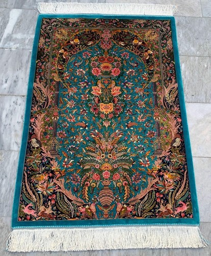 3x4 new afghan luxury silk - new,