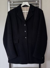 Mears Pytchley Ladies Ledbury Hunt Coat Black 42” 16 18 Wool Percy Hunt Buttons 