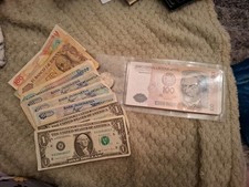 Collection Of Used Bank Notes From Various Periods And Countries