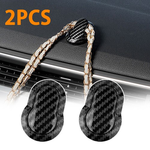 Black carbon fiber hook - 2x,