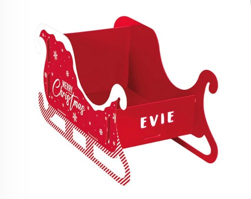 Personalisable santa sleigh - personalisable,