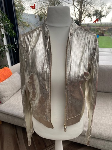 Roberto cavalli gold leather - roberto,