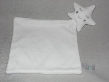 Matalan star comforter soft toy white blankie