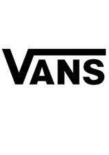 VANS decal x 1 size 150 x 52mm in Black for car,van,bus,wall,etc