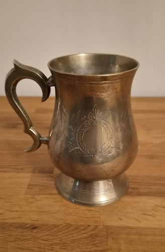 Vintage brass epns etched - vintage,