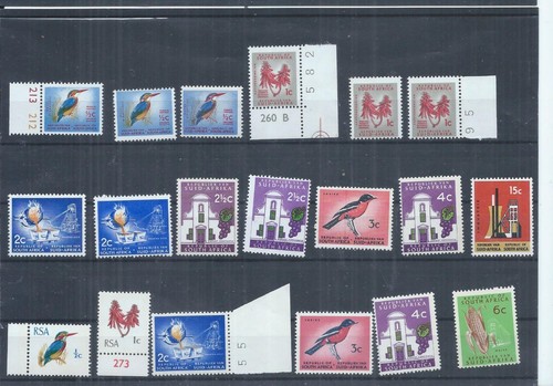 South africa stamps a range - africa,