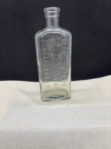 Antique medicine clear - medicine, glass