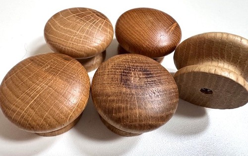 Set wooden oak knobs handle - set,