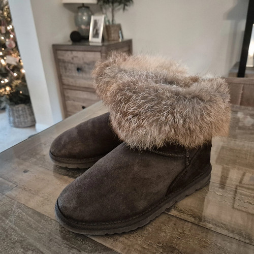 Ugg boots dark brown - boots,, 100%