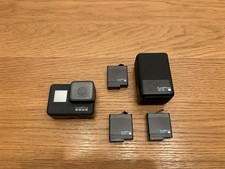 GoPro HERO7 Black Action Camera Good Condition, 3 Batteries