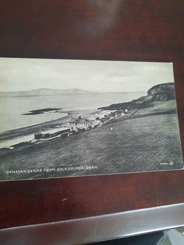 Old postcard ganavan - ganavan, sands