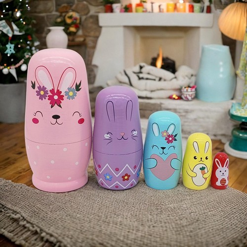 Rabbit nesting dolls russian - rabbit,