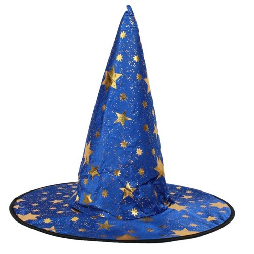 Wizard hat with gold - hat,