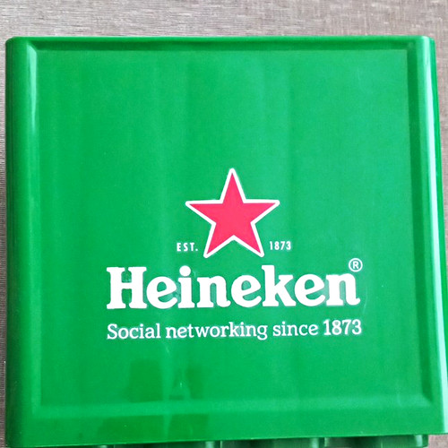 Heineken green plastic - plastic, beer