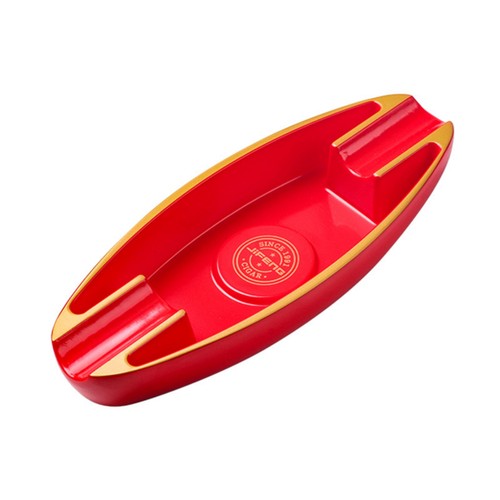 Red cigar ashtray - red, rest