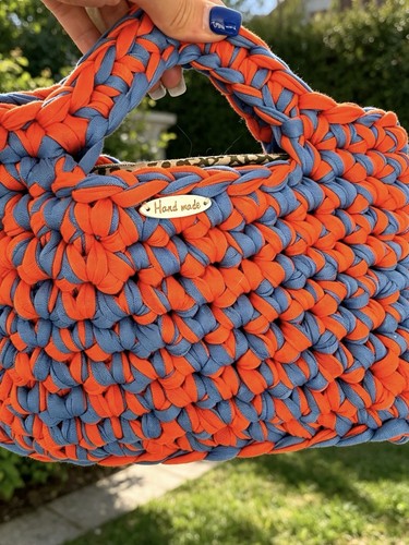 Handmade crochet top handle - crochet,