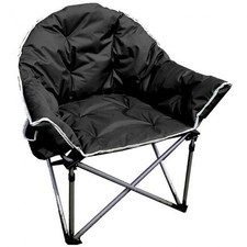 Royal Comfort Camping Chair Black Fishing Folding Portable Tub Picnic Beach
