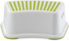 Straame Sturdy Step Stool for Bathroom, Practical Non-Slip Toilet Step in White 