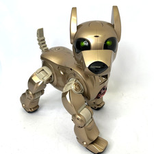 I-Cybie Robot Dog Gold Retro Toy BOXED Hasbro Tiger RC - Tested / Working