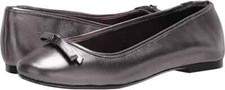Ted Baker Gunmetal Leather Bow