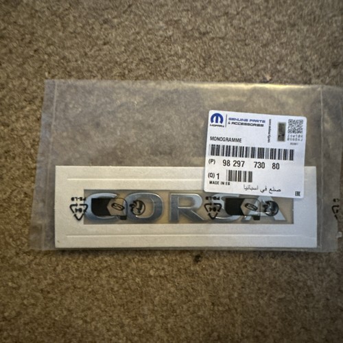Genuine vauxhall corsa - vauxhall, rear