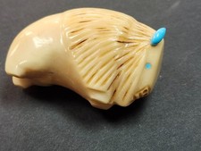 Zuni Carved Stone Bison