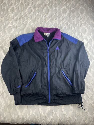 Vintage nike acg black purple - vintage,