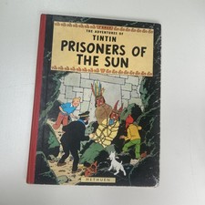Tintin: The Prisoners of the Sun, Herge, Methuen, Hardback 1965
