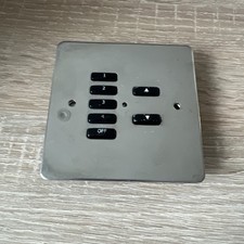 Rako polished stainless steel    7 Button Wireless Keypad/dimmer