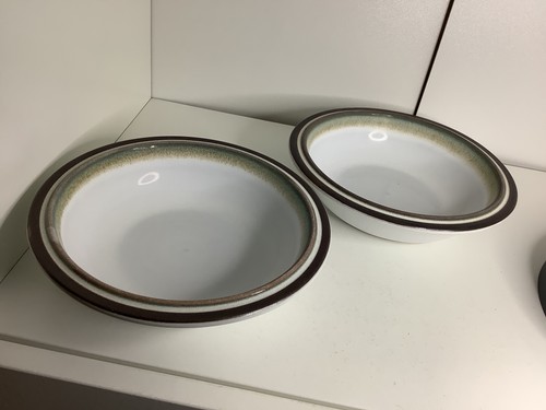 Two denby cereal bowls - cereal, rondo