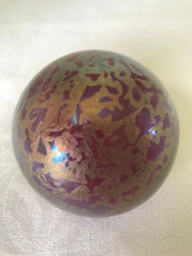 Vintage art glass - art, iridescent
