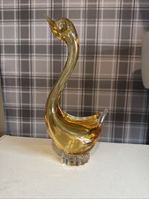 Golden Yellow Vintage Glass