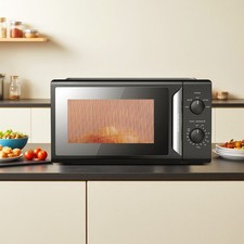 19L 700W Black and Mirror Mini