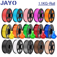 JAYO 1,75mm PLA 3D Printer Filament Matte PETG PLA+ SILK TPU ABS 1.1KG Neatly