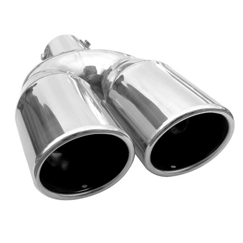 Twin exhaust tip trim pipe - exhaust,