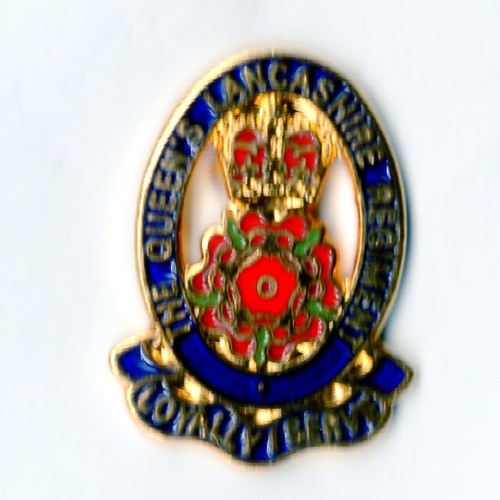 Enamel lapel badge queens - badge,