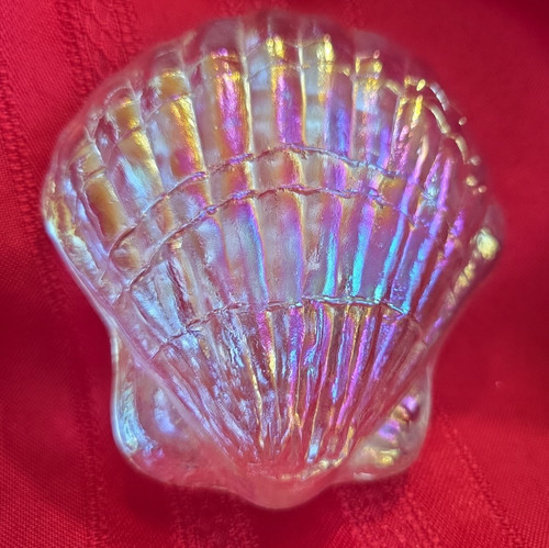 Vintage iridescent art glass - iridescent,