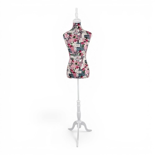 Pink floral female mannequin - floral,