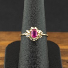 (PA2)18ct Yellow Gold Ruby &