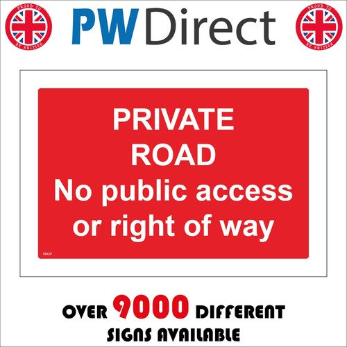 Sign private road public - sign,